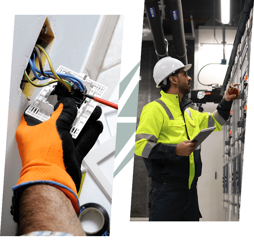 Worker in high-visibility gear with clipboard